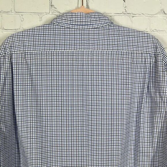 Polo Ralph Lauren Shirt Mens 2XL XXL Button Up Plaid Check Gingham Blue Pony - Picture 8 of 13